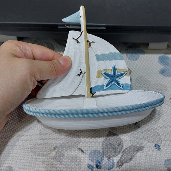 Sweet Home Collection Beach Life Bath Accessory Collection Bathroom Soap Dish - Picture 5 of 5